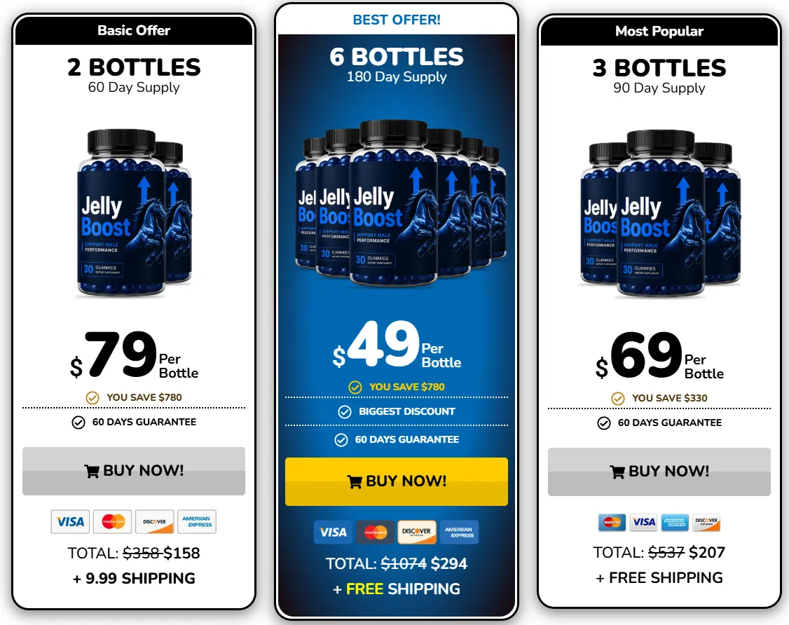 Jelly Boost Orderpage